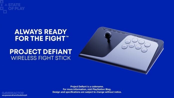 Sony unveils Project Defiant: First wireless fight stick for PS5 and PC