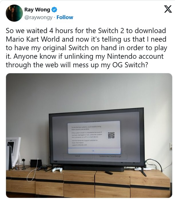 Nintendo Switch 2 Faces Issues with Virtual Game Cards