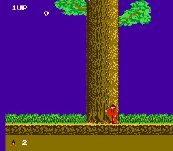 The Legend of Kage, ninja game, arcade game, Taito, retro gaming, Kage no Densetsu, NES game, Japanese ninja